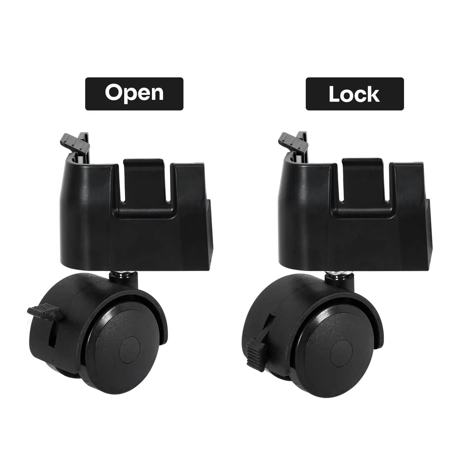 REPTI ZOO RK Knock-Down Reptile Terrarium Accessories - Universal Wheels (4pcs)