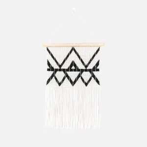 Rhombus Black White Nursery Decor