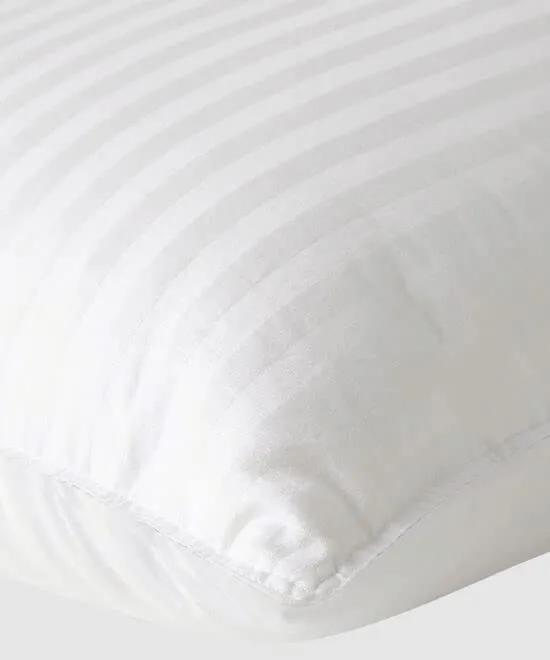 RIFTREE® Vacuum Pack Pillows Satin Stripe Pure Cotton Bombay Dyeing with Reliance Fiber Attractive Bag Packing Set of 2 pcs