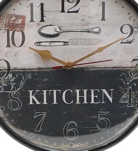 Roomattic 10 Inch Metal Desk Clock Reto Table Clock