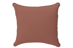 Scatter Cushions 60 x 60 cm Mauve Leather
