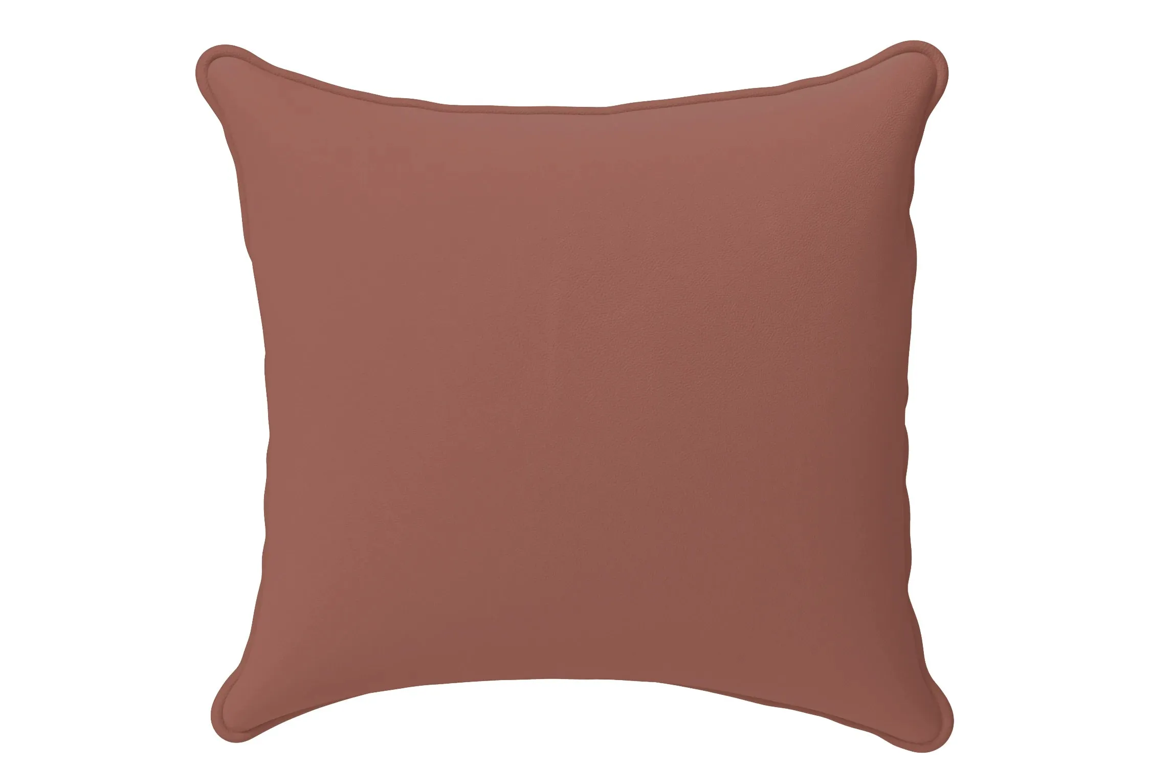 Scatter Cushions 60 x 60 cm Mauve Leather
