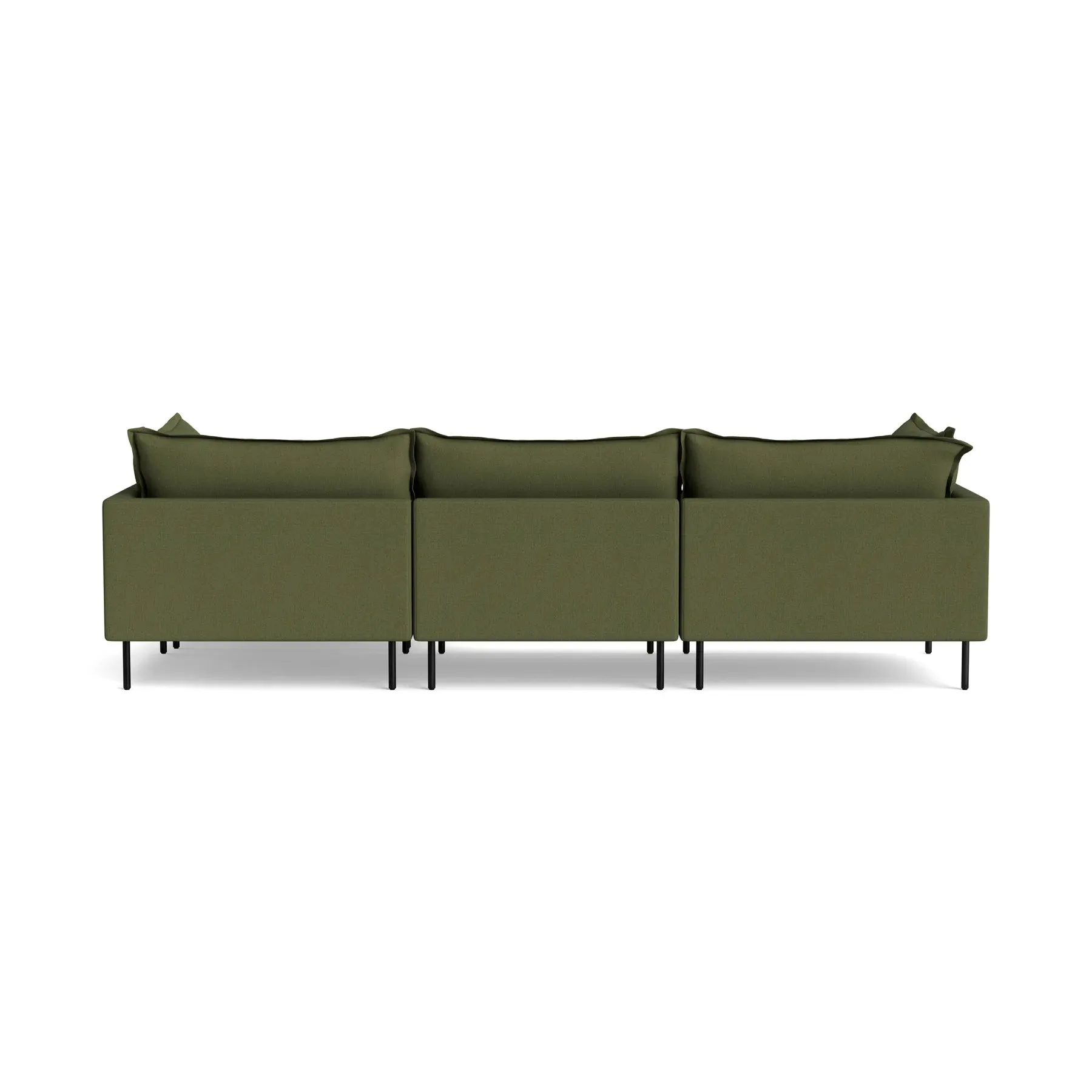 Seam 4 Seater Chaise Sofa - Siena Forest