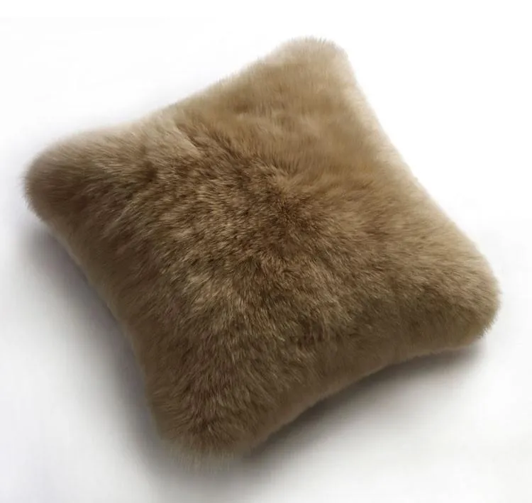Sheepskin Pillows 24" square Set of 2