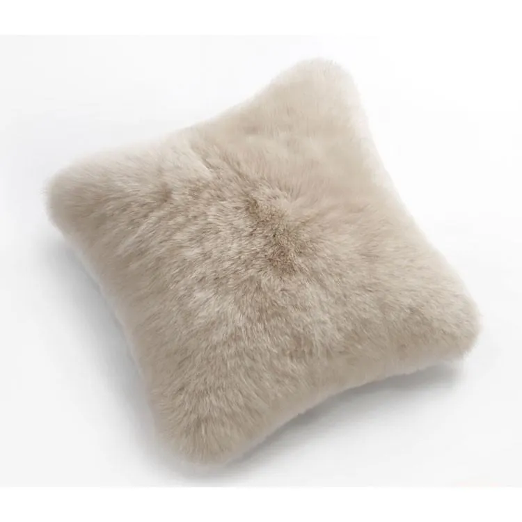 Sheepskin Pillows 24" square Set of 2