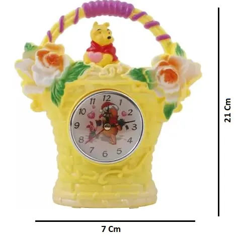 Sigaram Analog Yellow Clock ()