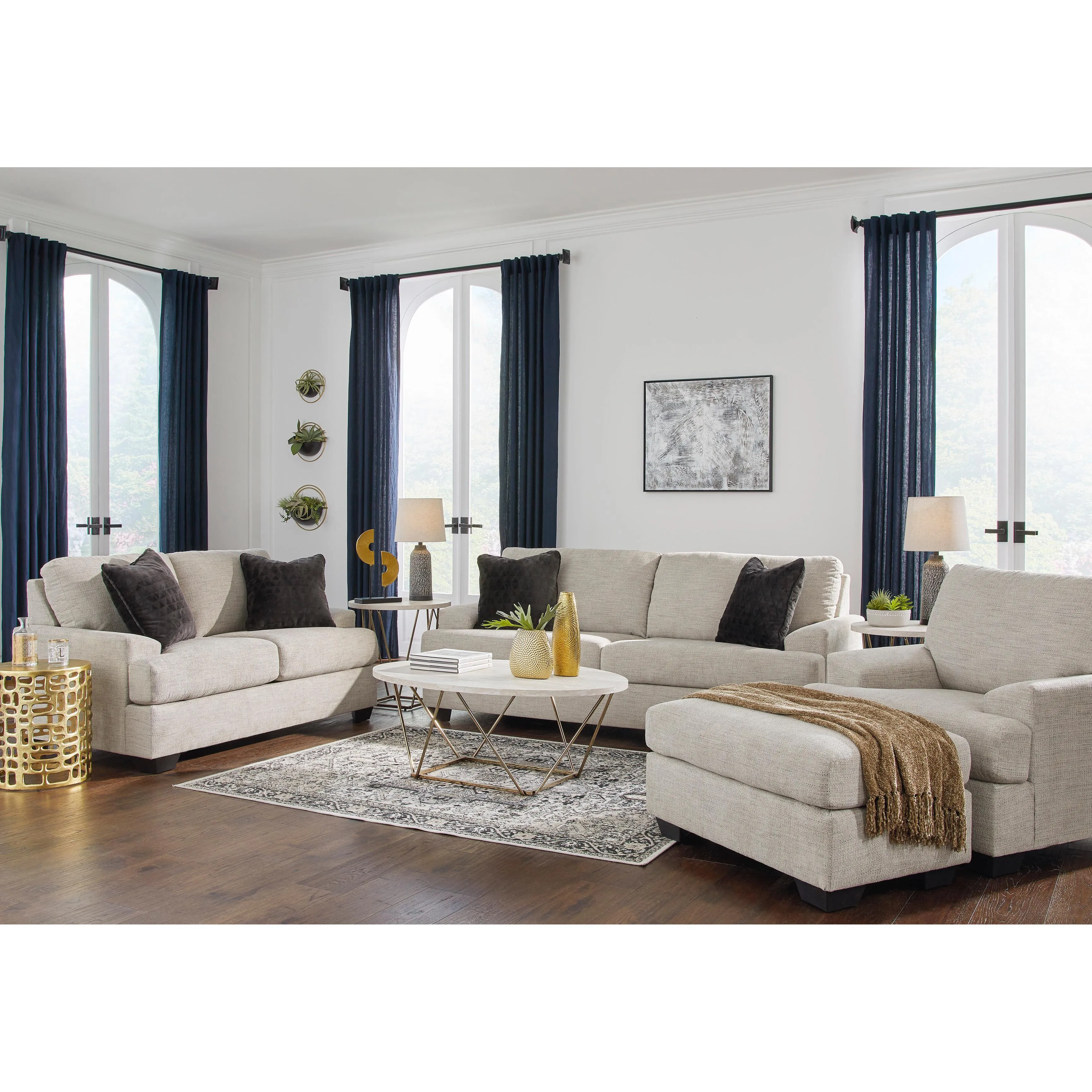 Signature Design by Ashley Vayda Stationary Fabric Sofa 3310438