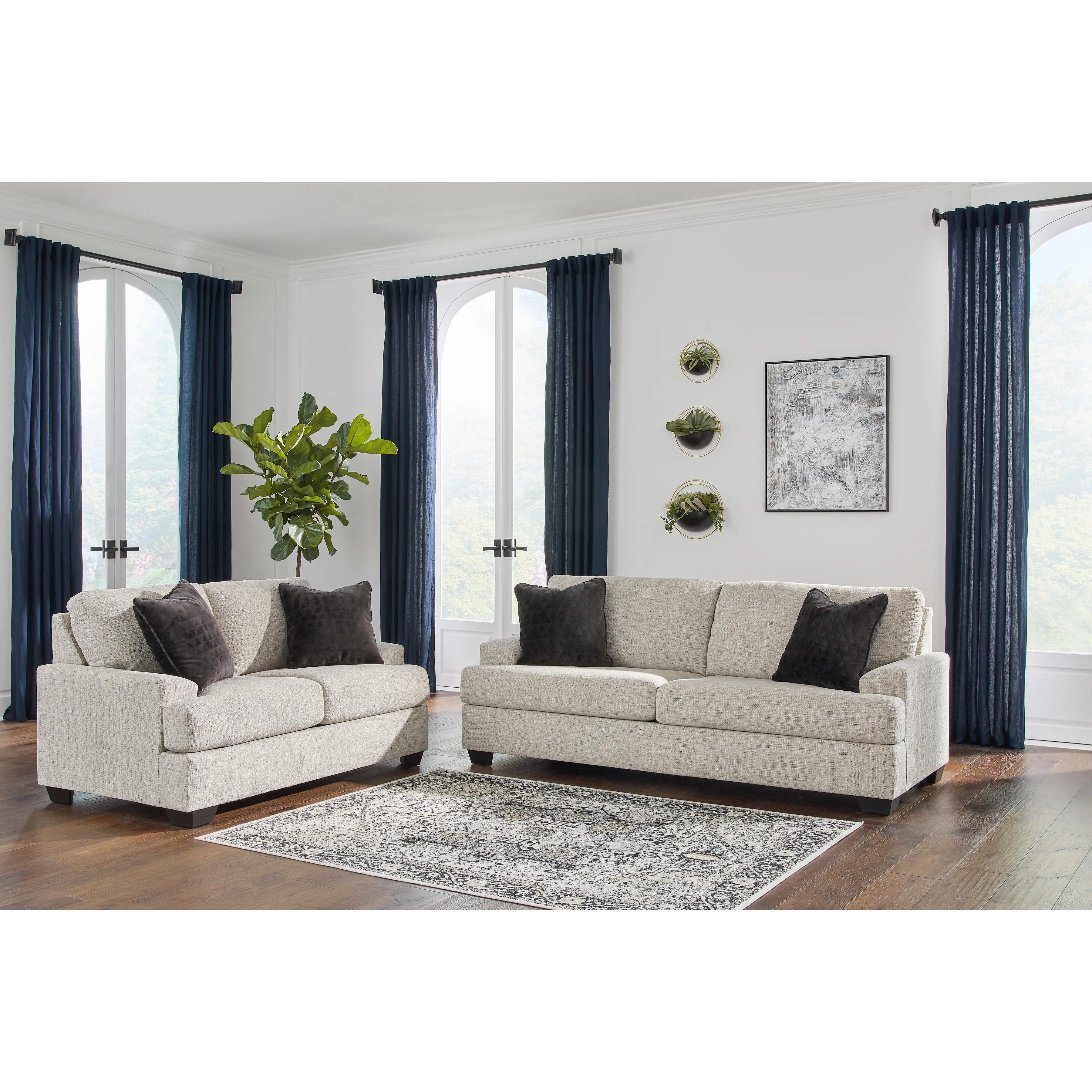 Signature Design by Ashley Vayda Stationary Fabric Sofa 3310438