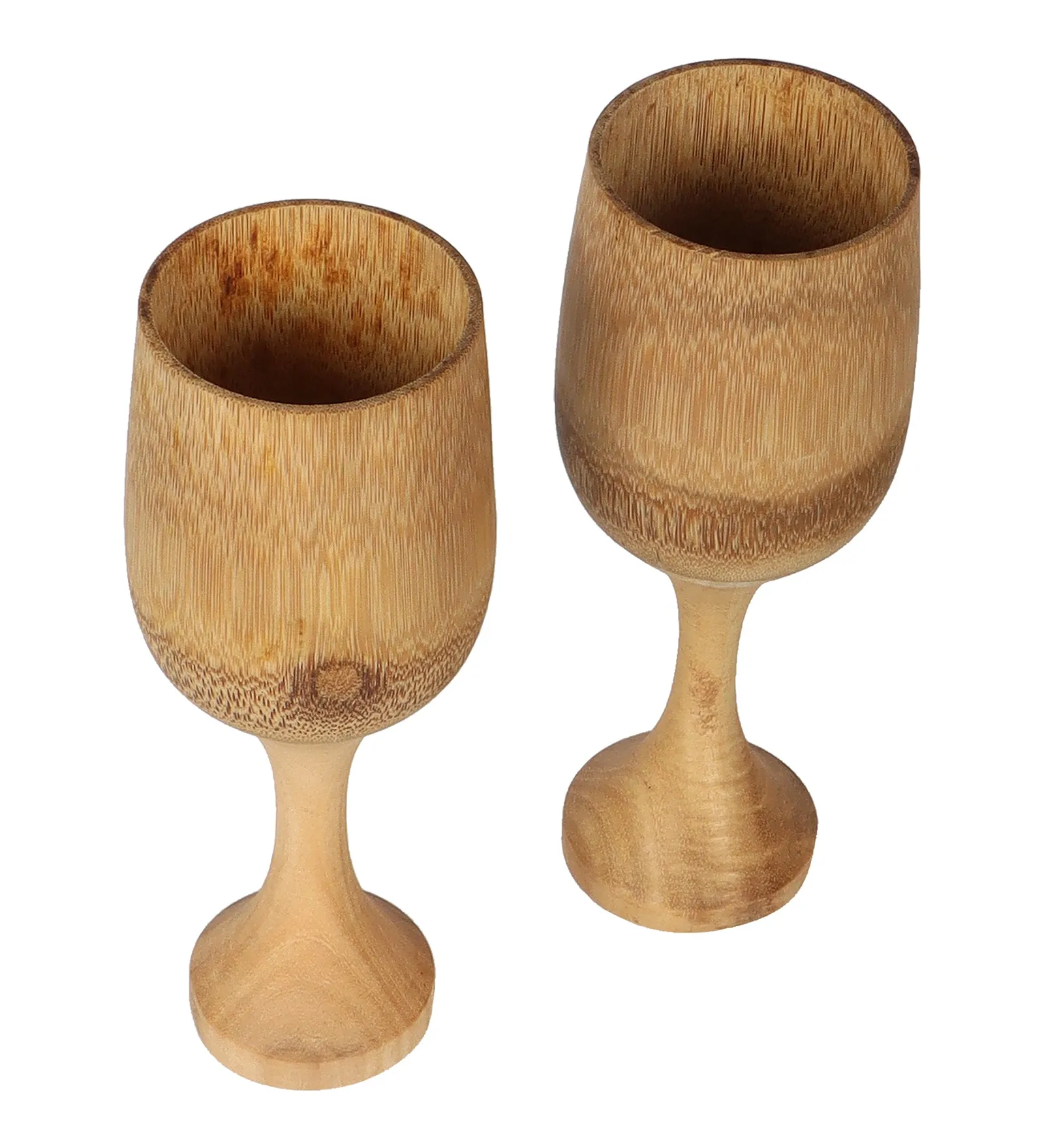 SILPAKARMAN Bamboo Wine Glass - Set of 2