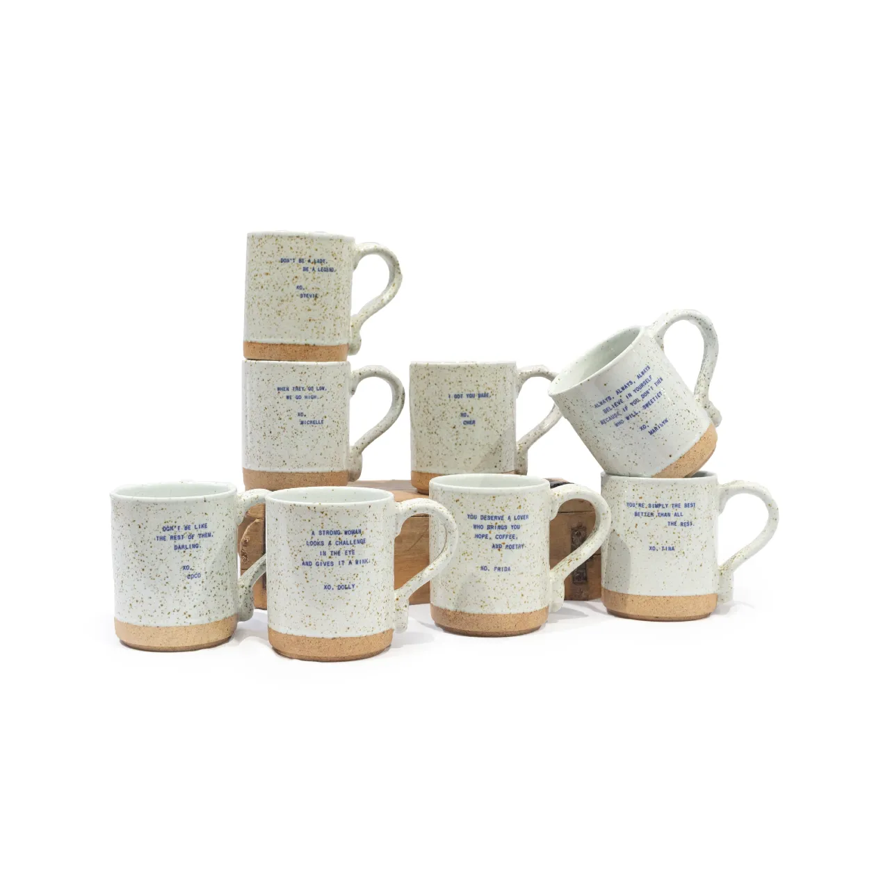 Sugarboo XO Famous Quotes Mugs - Sheros