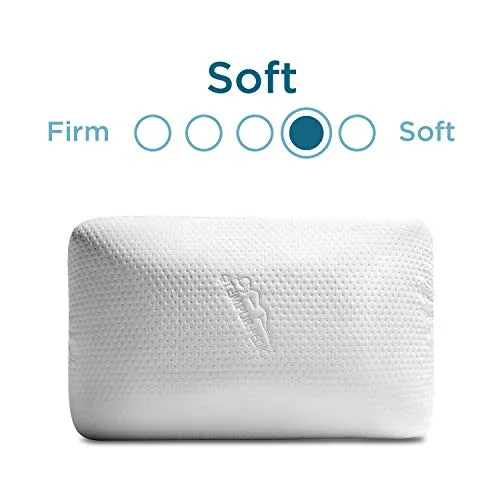 Tempur-Pedic TEMPUR-Cloud Breeze Dual Cooling Pillow, King & Symphony Pillow Luxury Soft Feel, Standard, White