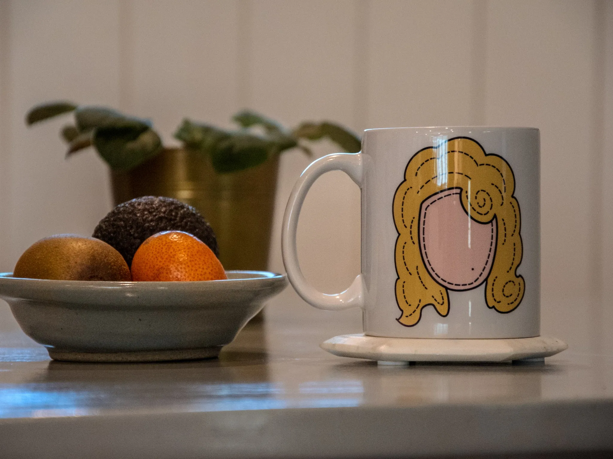The Icon Series Mugs | Coffee Cup | Hand printed original artwork mugs | Dolly