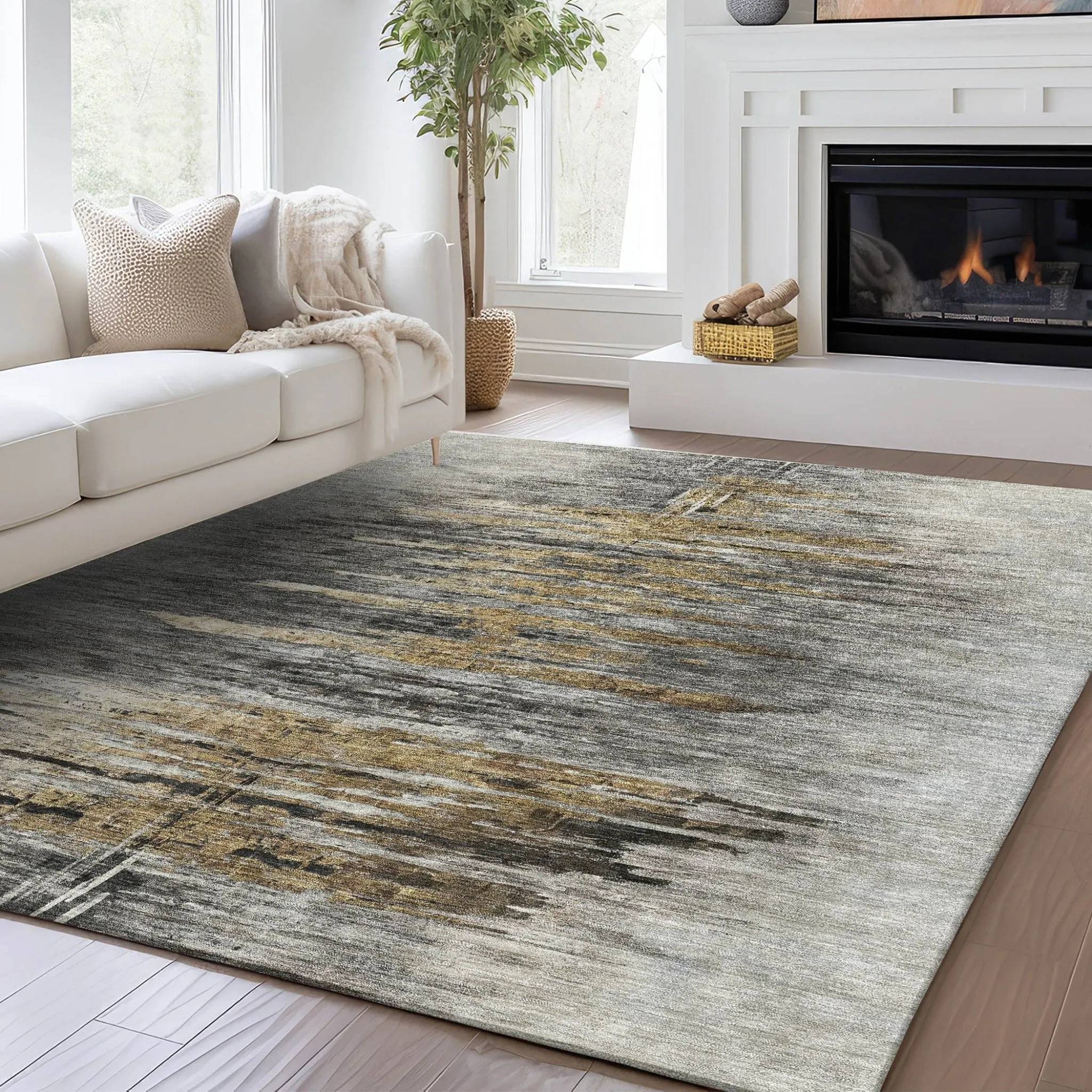 Trevi TV14 Grey Rug