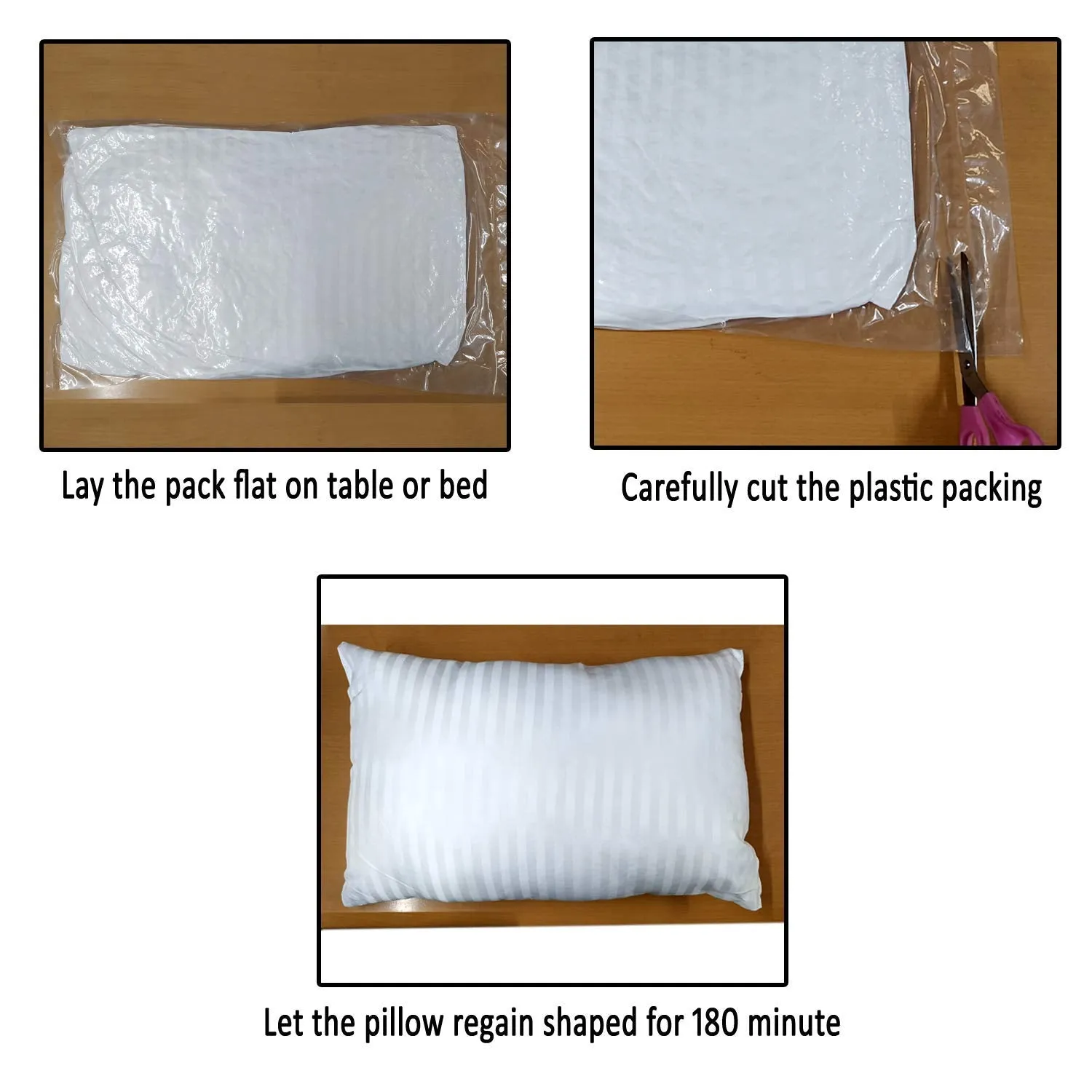 TrueCloud rectangular 12x18 Inches cushion, Set of 10, Cairo Microfiber Hotel Quality Premium Fibre Soft Cushion, Pillow Filler, White