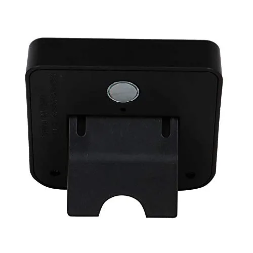 UK Traders Plastic Digital LED Date and Time Clock with Flexible Back Stand for Home and Office Desk, Car Dashboard, Fridge (Black)