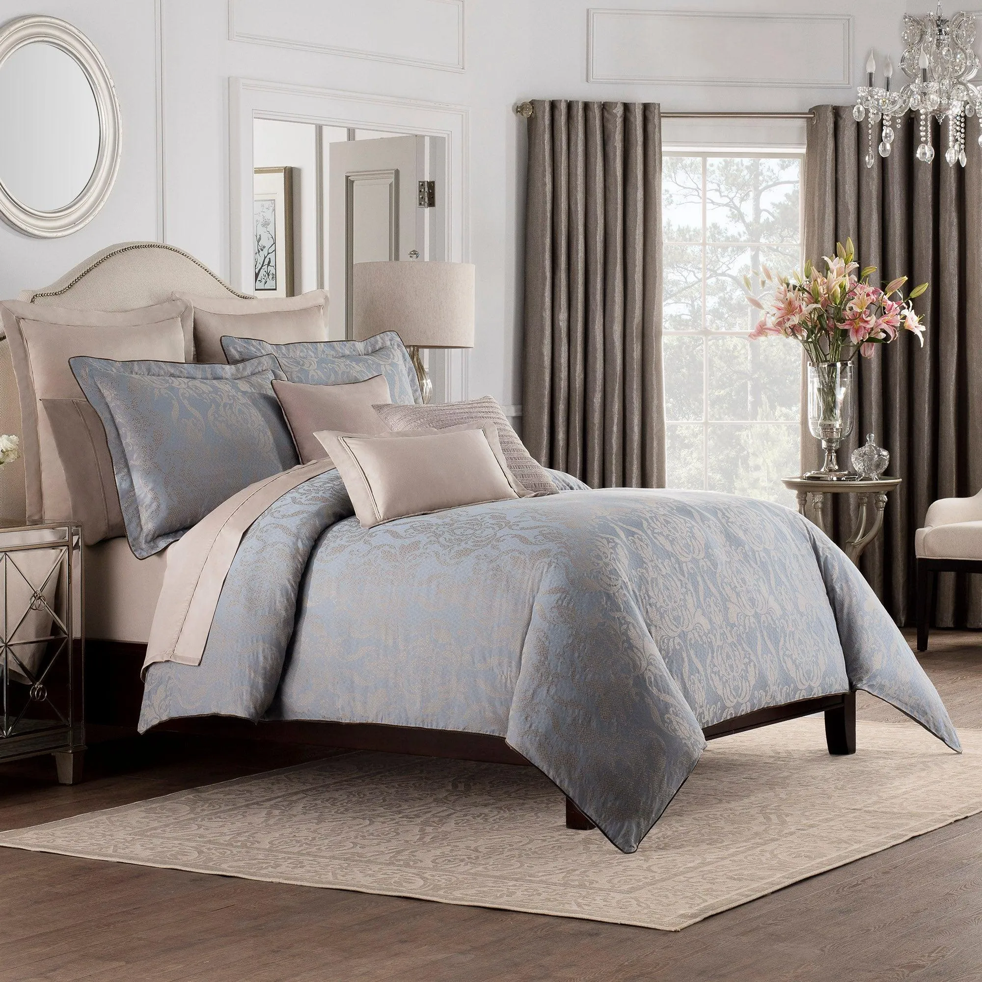 Valeron® Gizmon 100% Cotton Duvet Cover Set & Decorative Pillows