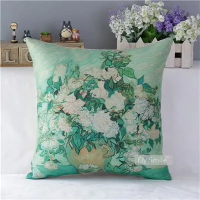 Van Gogh Oil Painting Cushion Cover