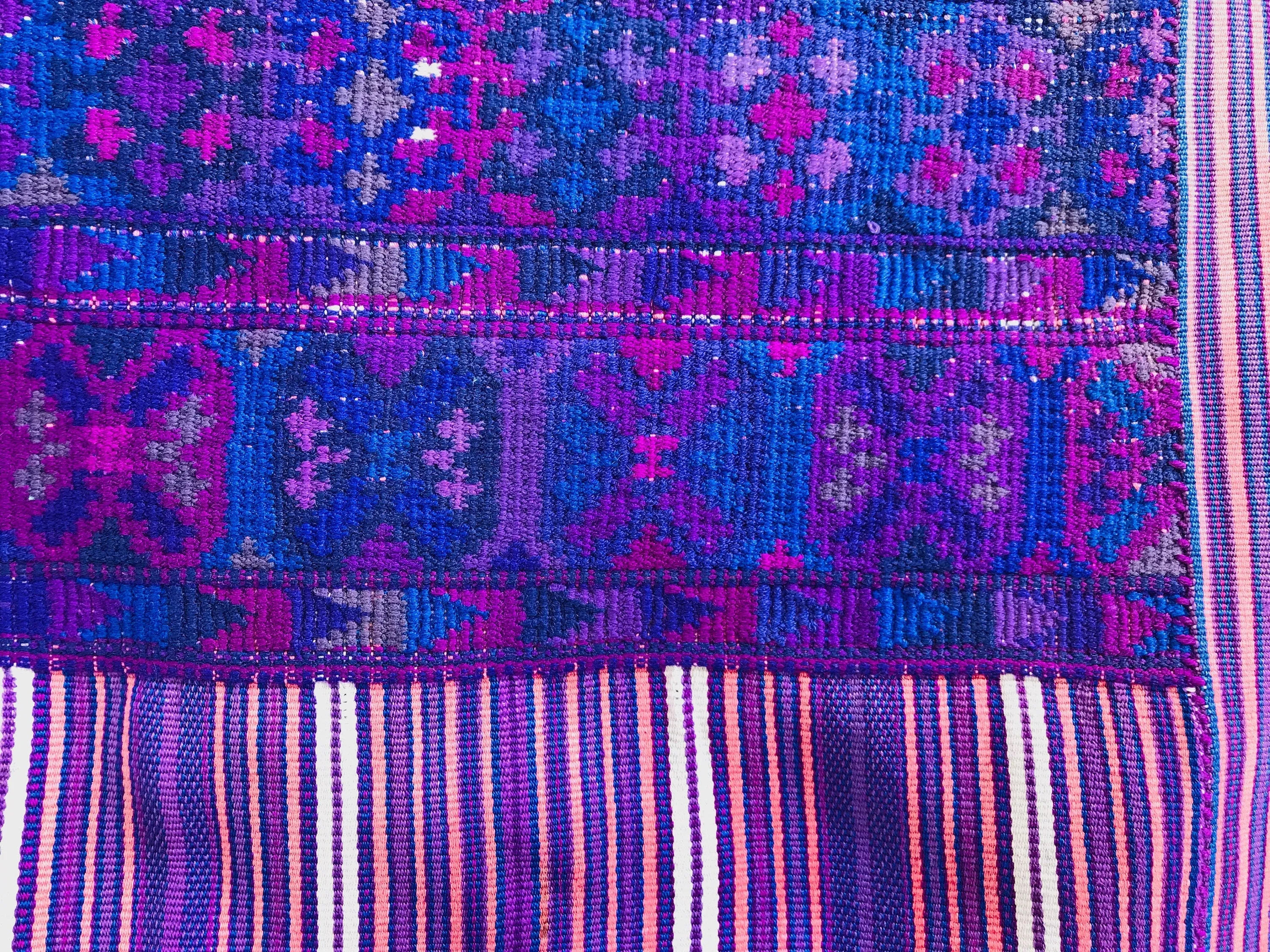 Vintage Guatemalan Huipil. San Juan Atitan. Hand-Woven & Embroidered