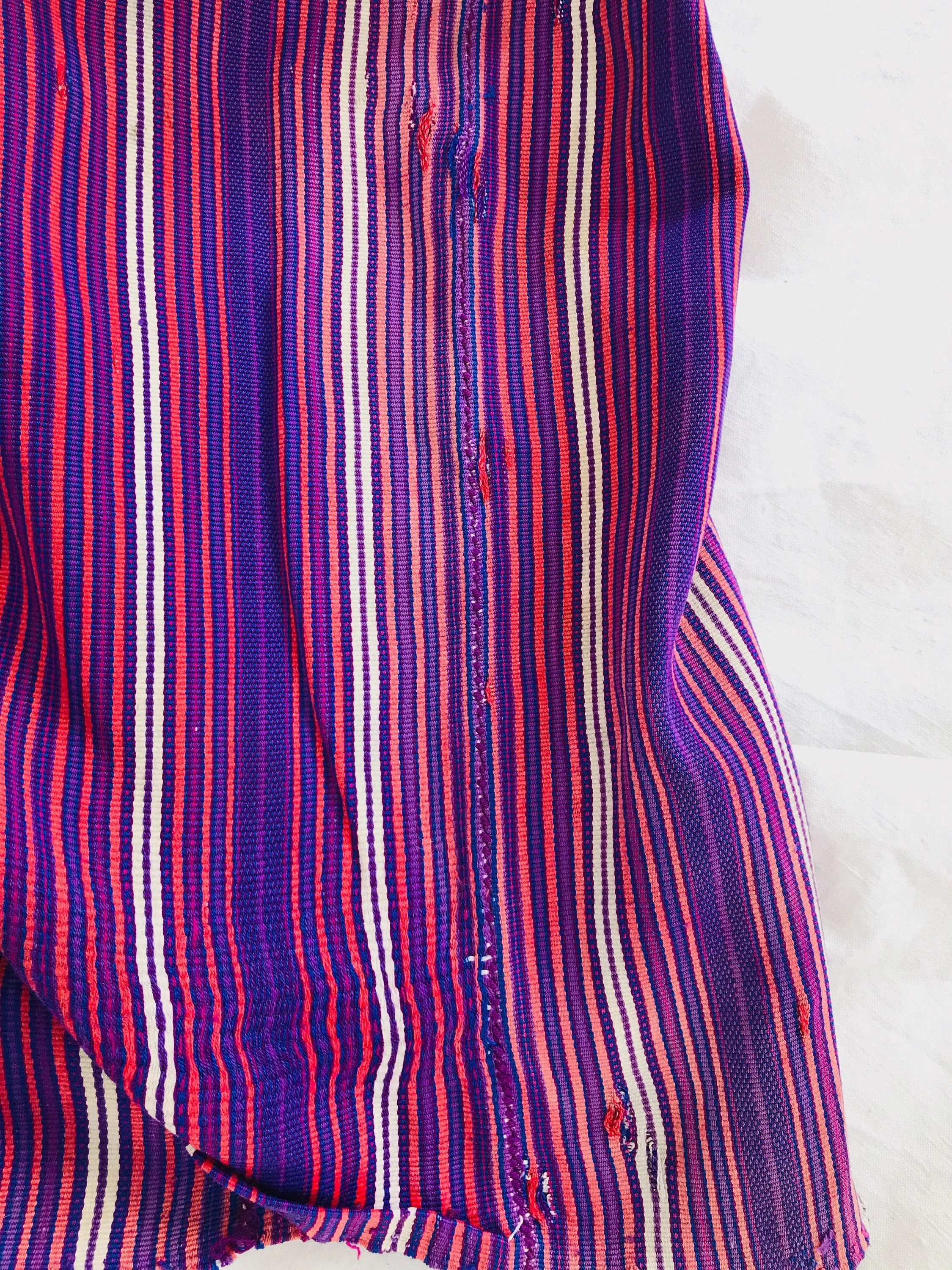 Vintage Guatemalan Huipil. San Juan Atitan. Hand-Woven & Embroidered