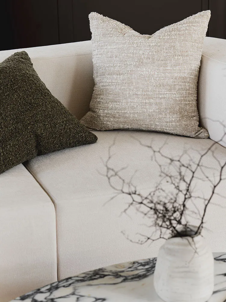 Virella Square Green Cushion - 50X50cm