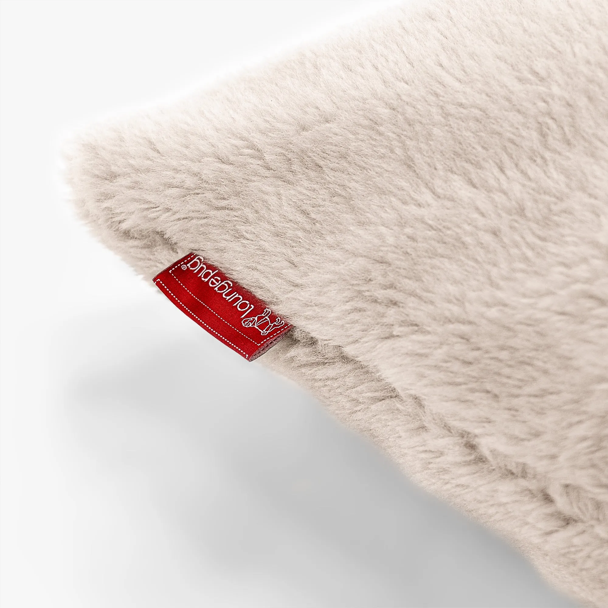 XL Rectangular Support Cushion Cover 40 x 70cm - Teddy Faux Fur Mink